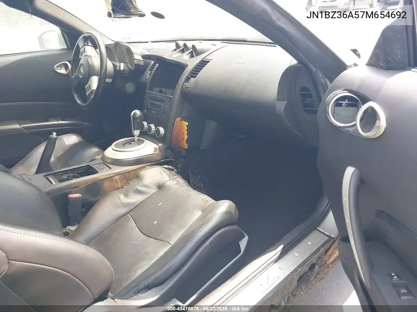 2007 Nissan 350Z Touring VIN: JN1BZ36A57M654692 Lot: 45416676