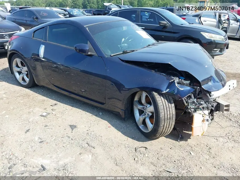 2007 Nissan 350Z Touring VIN: JN1BZ34D97M507014 Lot: 45506895