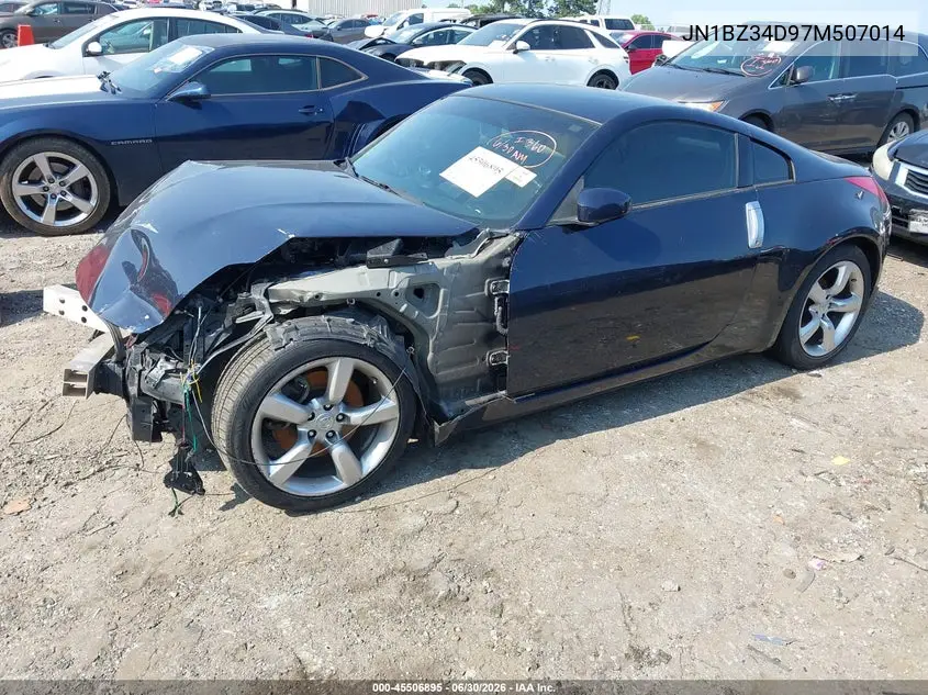 2007 Nissan 350Z Touring VIN: JN1BZ34D97M507014 Lot: 45506895