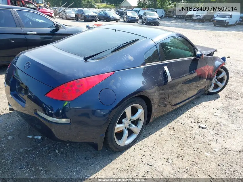 2007 Nissan 350Z Touring VIN: JN1BZ34D97M507014 Lot: 45506895