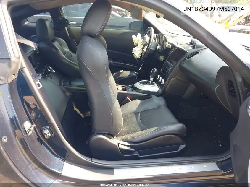 2007 Nissan 350Z Touring VIN: JN1BZ34D97M507014 Lot: 45506895