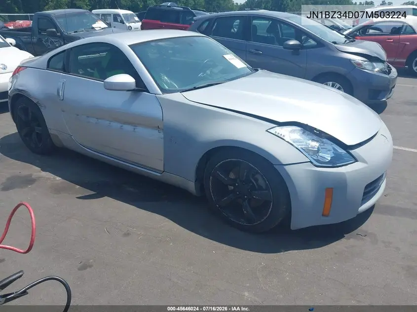 2007 Nissan 350Z Enthusiast VIN: JN1BZ34D07M503224 Lot: 45646024