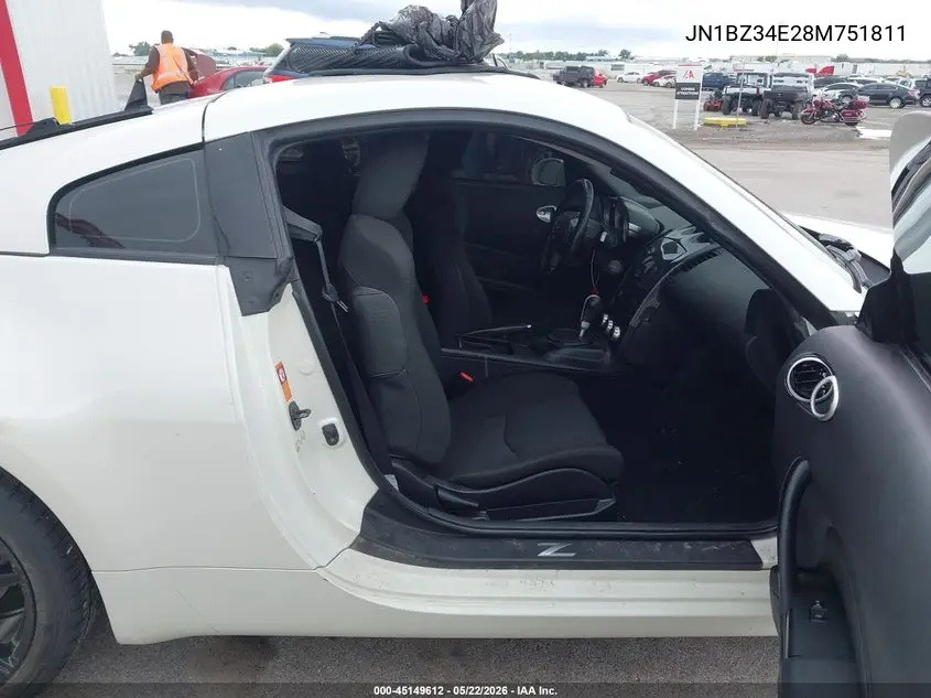 2008 Nissan 350Z Enthusiast VIN: JN1BZ34E28M751811 Lot: 45149612