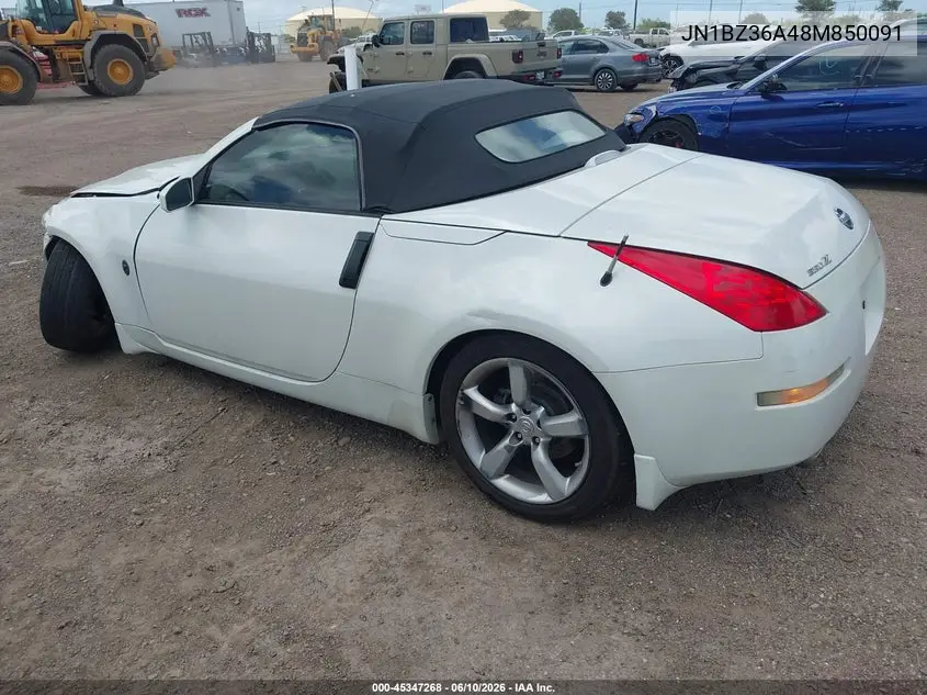 2008 Nissan 350Z Touring VIN: JN1BZ36A48M850091 Lot: 45347268