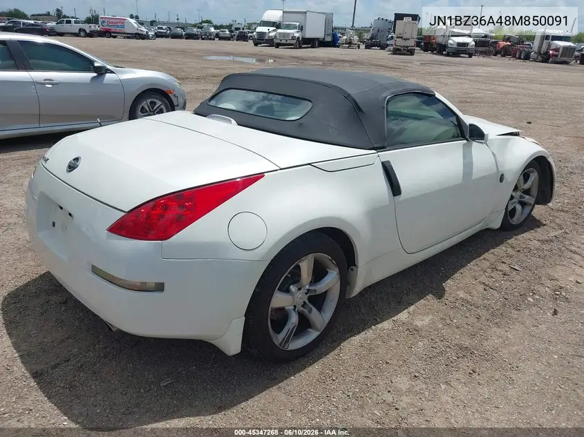 2008 Nissan 350Z Touring VIN: JN1BZ36A48M850091 Lot: 45347268
