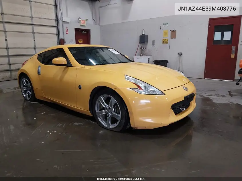 2009 Nissan 370Z VIN: JN1AZ44E39M403776 Lot: 44608572