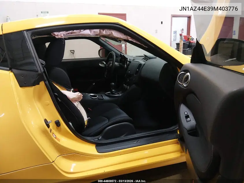 2009 Nissan 370Z VIN: JN1AZ44E39M403776 Lot: 44608572