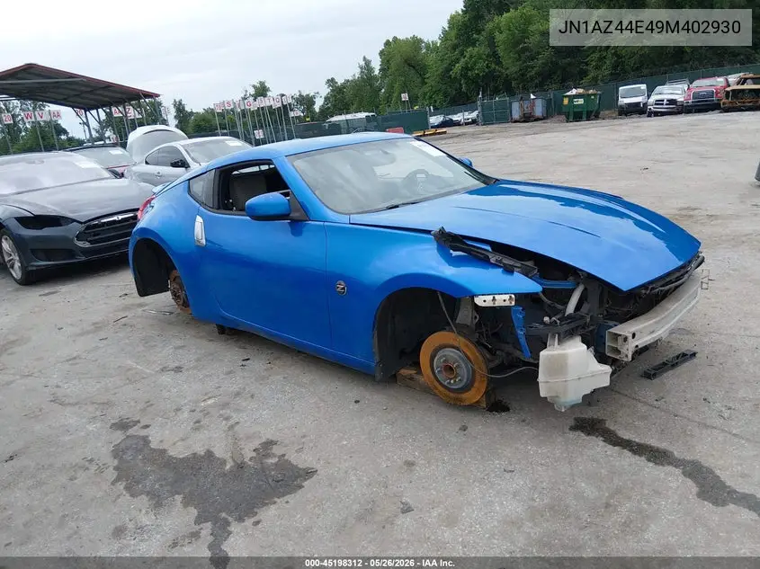 2009 Nissan 370Z Touring VIN: JN1AZ44E49M402930 Lot: 45198312