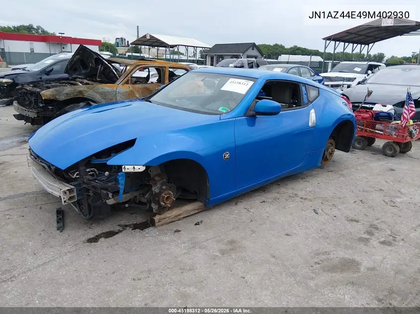 2009 Nissan 370Z Touring VIN: JN1AZ44E49M402930 Lot: 45198312