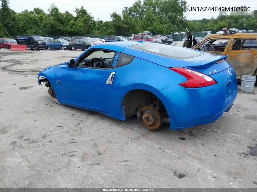 2009 Nissan 370Z Touring VIN: JN1AZ44E49M402930 Lot: 45198312