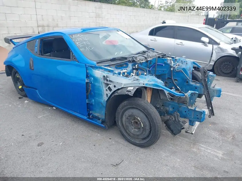 2009 Nissan 370Z VIN: JN1AZ44E99M402339 Lot: 45264018