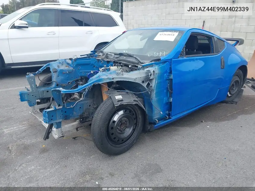 2009 Nissan 370Z VIN: JN1AZ44E99M402339 Lot: 45264018