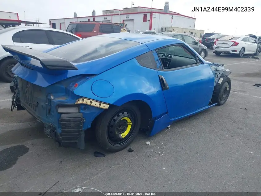 2009 Nissan 370Z VIN: JN1AZ44E99M402339 Lot: 45264018