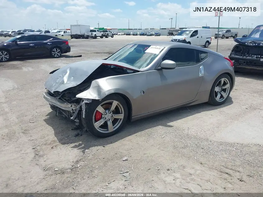 2009 Nissan 370Z Touring VIN: JN1AZ44E49M407318 Lot: 45336848