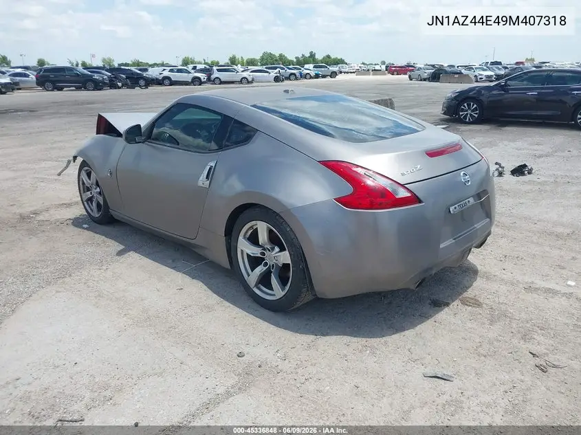 2009 Nissan 370Z Touring VIN: JN1AZ44E49M407318 Lot: 45336848