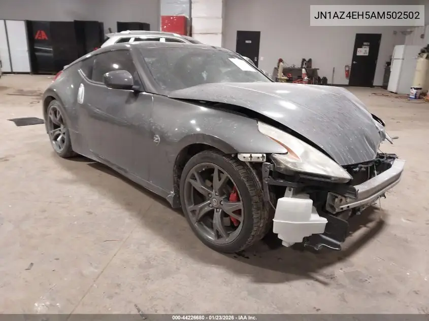 2010 Nissan 370Z Touring VIN: JN1AZ4EH5AM502502 Lot: 44226680