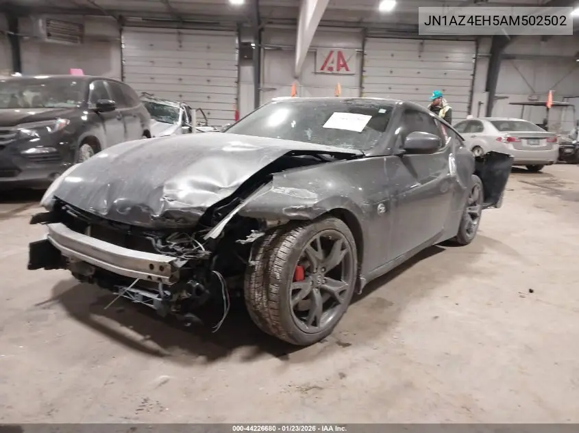 2010 Nissan 370Z Touring VIN: JN1AZ4EH5AM502502 Lot: 44226680