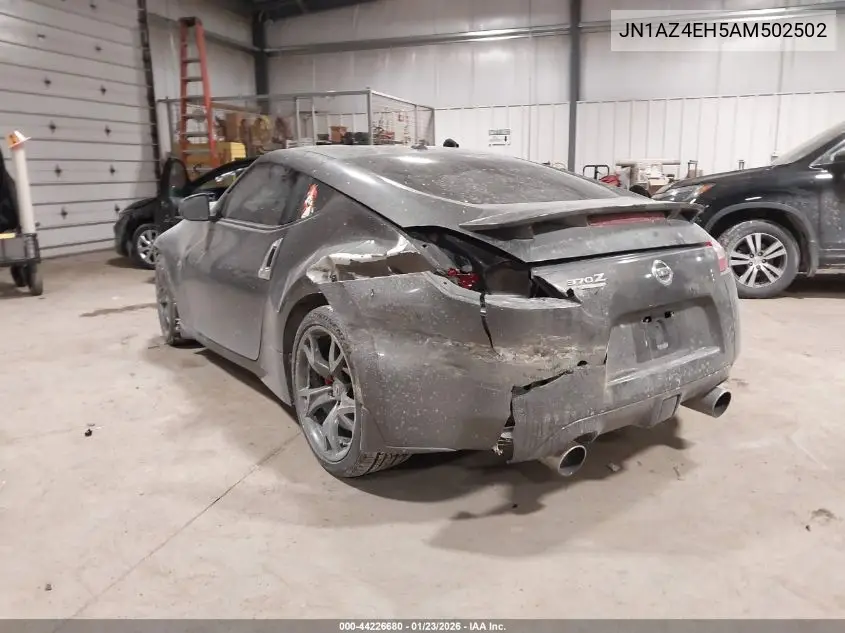 2010 Nissan 370Z Touring VIN: JN1AZ4EH5AM502502 Lot: 44226680