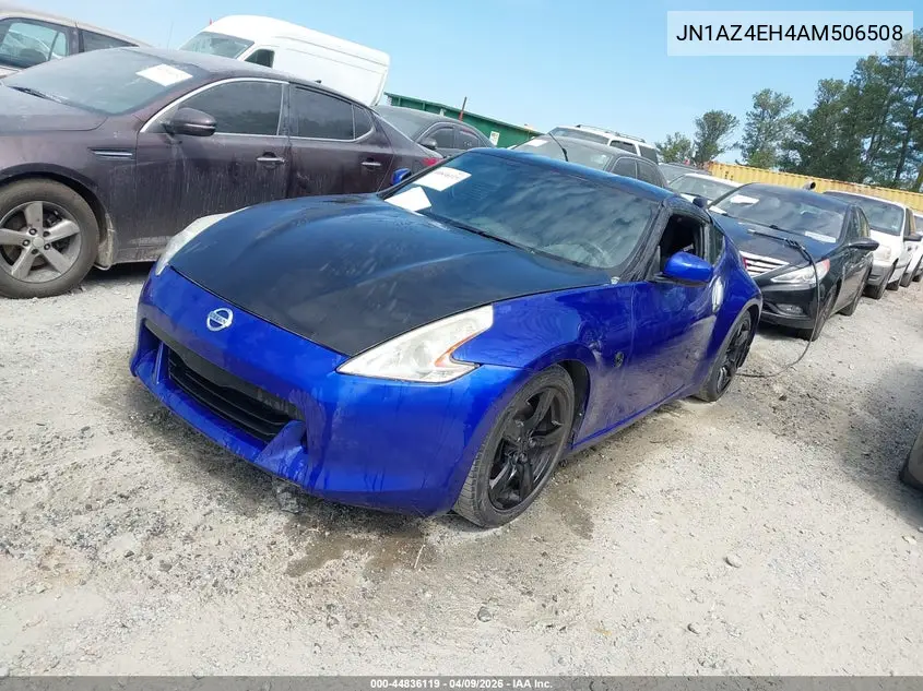 2010 Nissan 370Z VIN: JN1AZ4EH4AM506508 Lot: 44836119