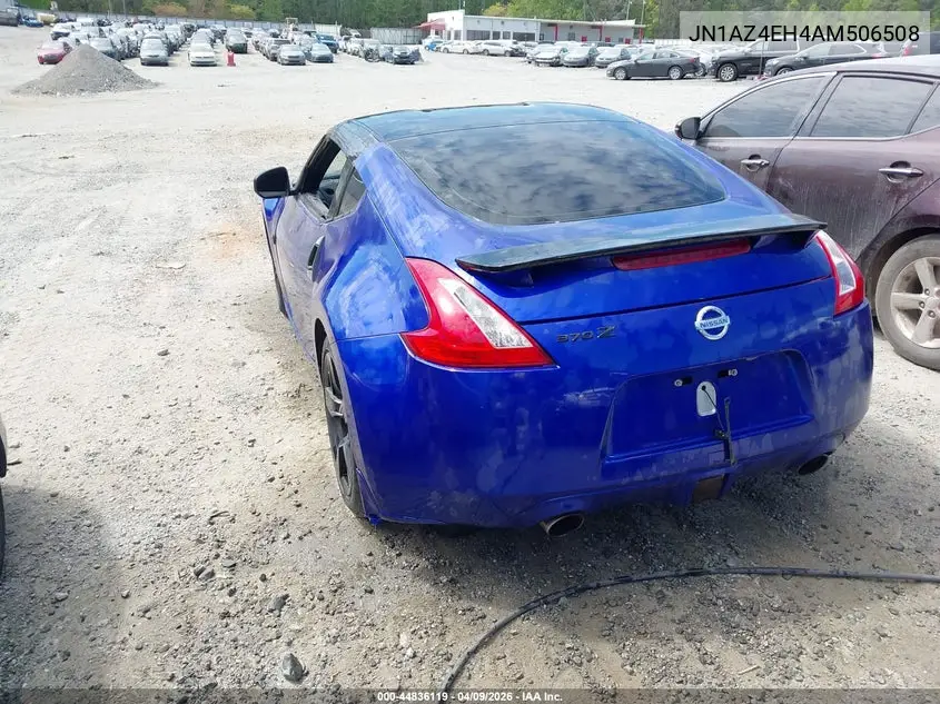 2010 Nissan 370Z VIN: JN1AZ4EH4AM506508 Lot: 44836119