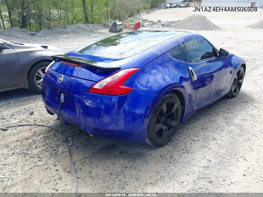 2010 Nissan 370Z VIN: JN1AZ4EH4AM506508 Lot: 44836119