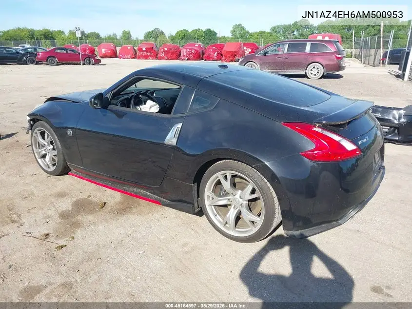 2010 Nissan 370Z Touring VIN: JN1AZ4EH6AM500953 Lot: 45164597