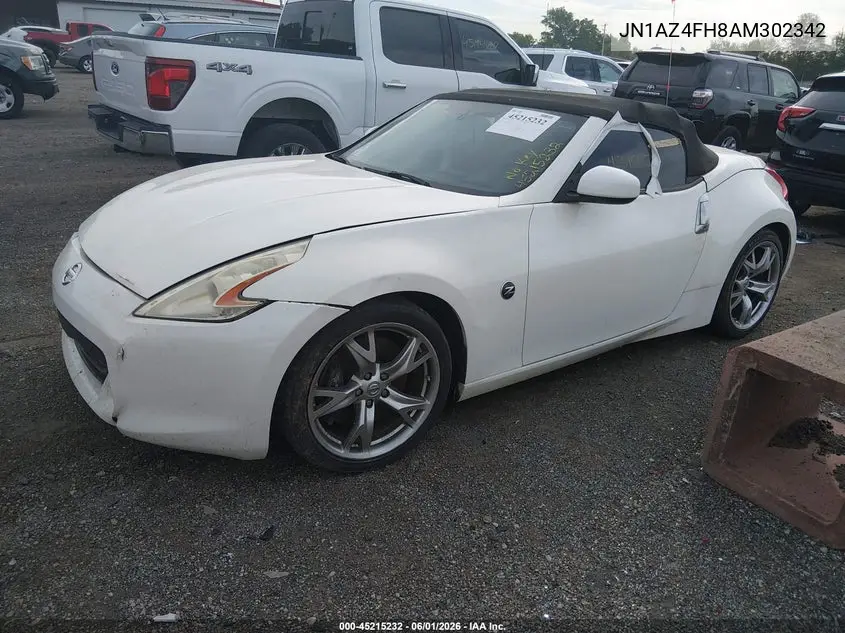 2010 Nissan 370Z Touring VIN: JN1AZ4FH8AM302342 Lot: 45215232