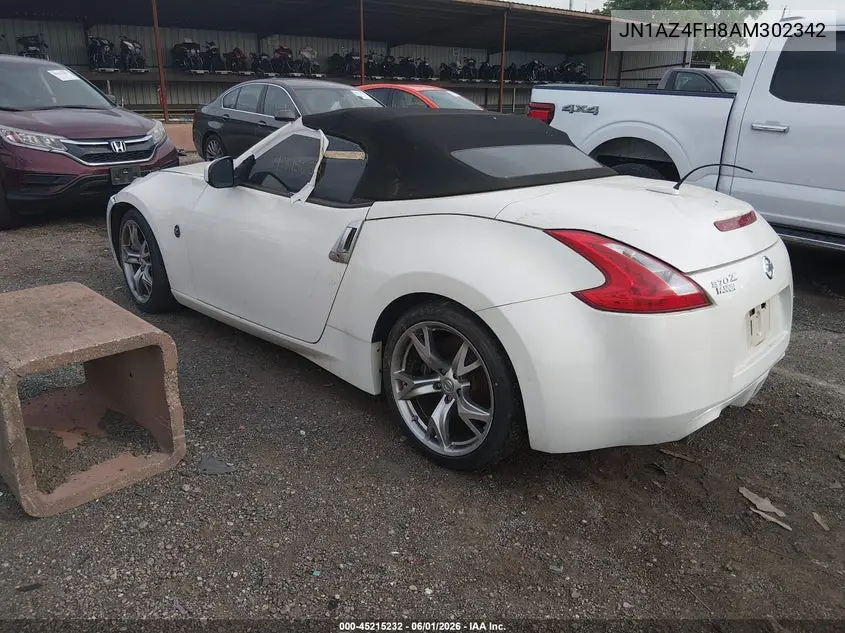 2010 Nissan 370Z Touring VIN: JN1AZ4FH8AM302342 Lot: 45215232