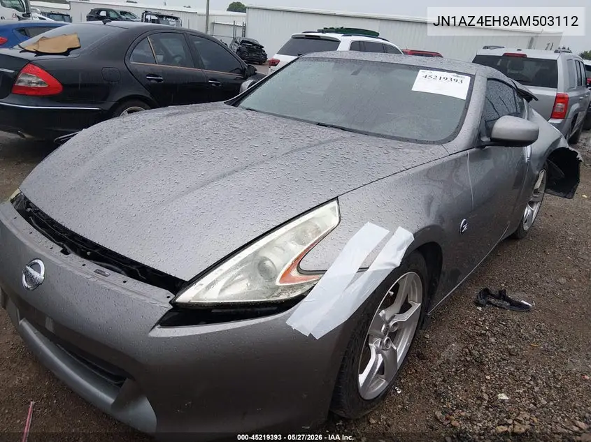 2010 Nissan 370Z Touring VIN: JN1AZ4EH8AM503112 Lot: 45219393