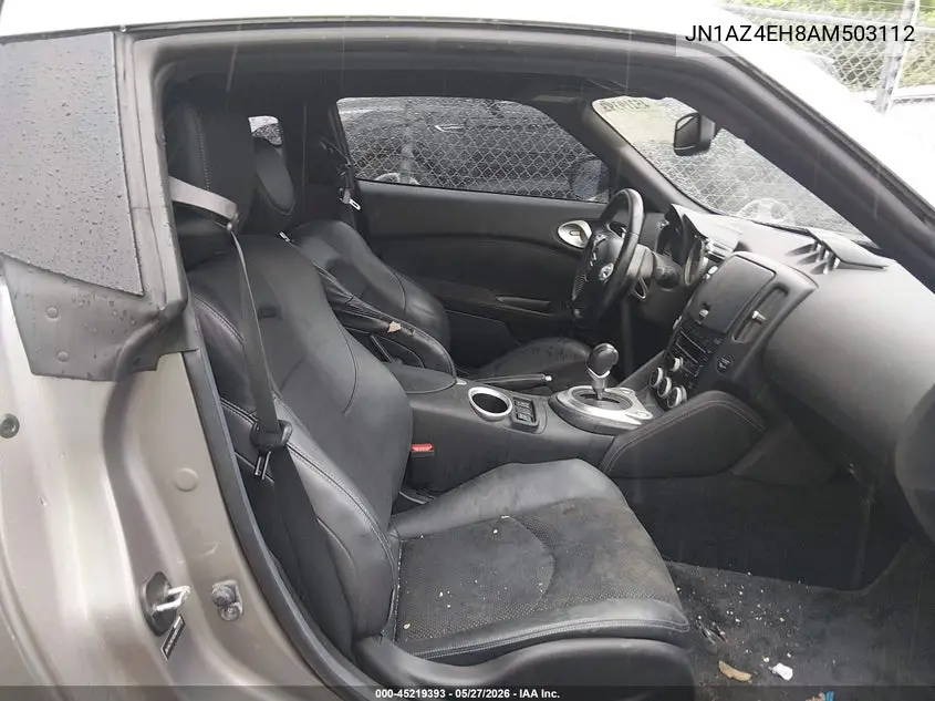 2010 Nissan 370Z Touring VIN: JN1AZ4EH8AM503112 Lot: 45219393