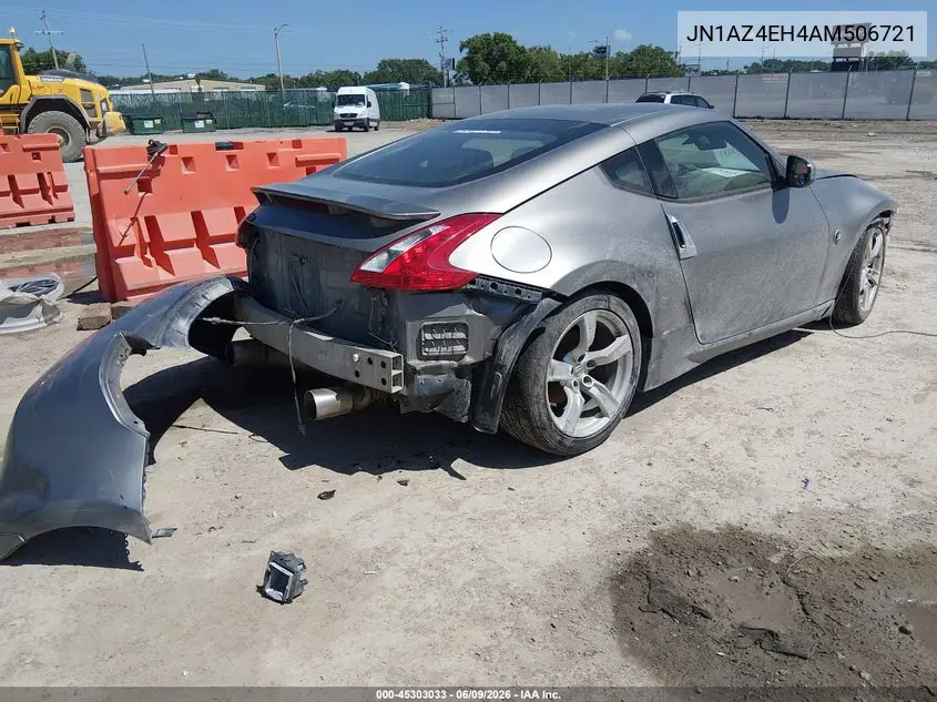 2010 Nissan 370Z VIN: JN1AZ4EH4AM506721 Lot: 45303033