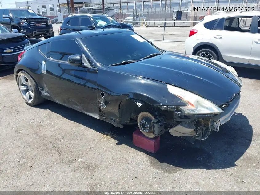 2010 Nissan 370Z Touring VIN: JN1AZ4EH4AM504502 Lot: 45399517