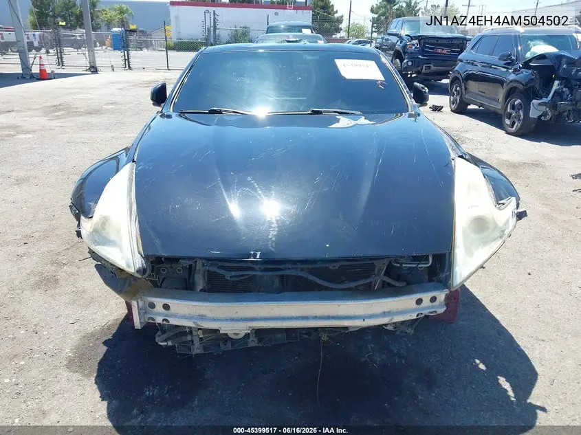 2010 Nissan 370Z Touring VIN: JN1AZ4EH4AM504502 Lot: 45399517