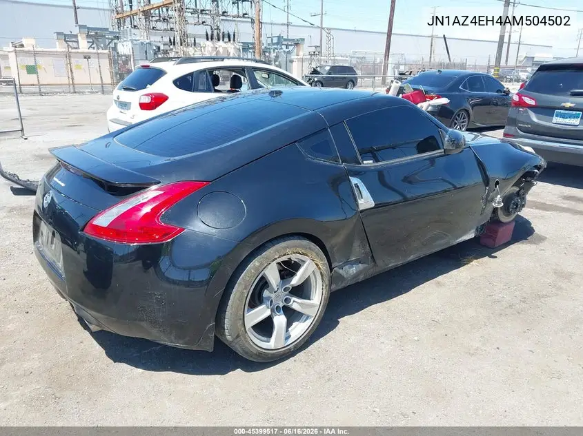 2010 Nissan 370Z Touring VIN: JN1AZ4EH4AM504502 Lot: 45399517