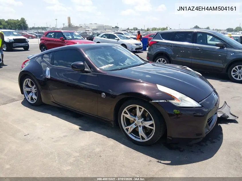 2010 Nissan 370Z Touring VIN: JN1AZ4EH4AM504161 Lot: 45515321