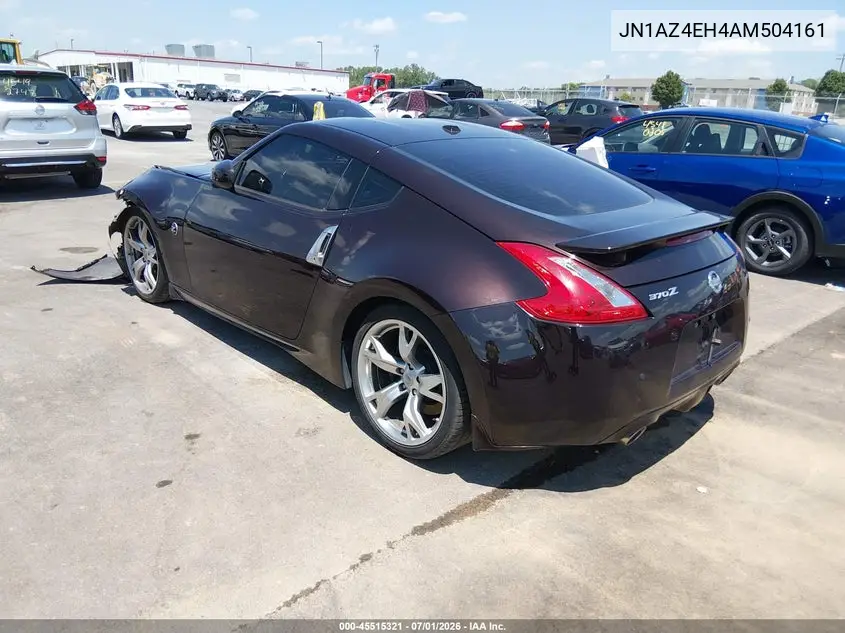 2010 Nissan 370Z Touring VIN: JN1AZ4EH4AM504161 Lot: 45515321
