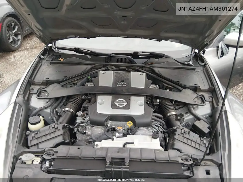 2010 Nissan 370Z Touring VIN: JN1AZ4FH1AM301274 Lot: 45540518