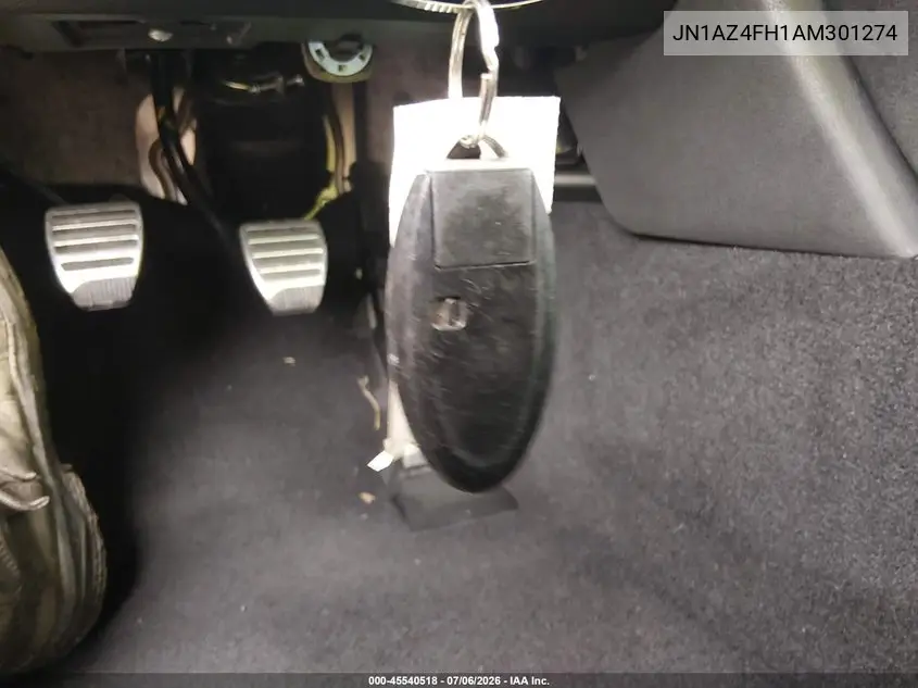 2010 Nissan 370Z Touring VIN: JN1AZ4FH1AM301274 Lot: 45540518