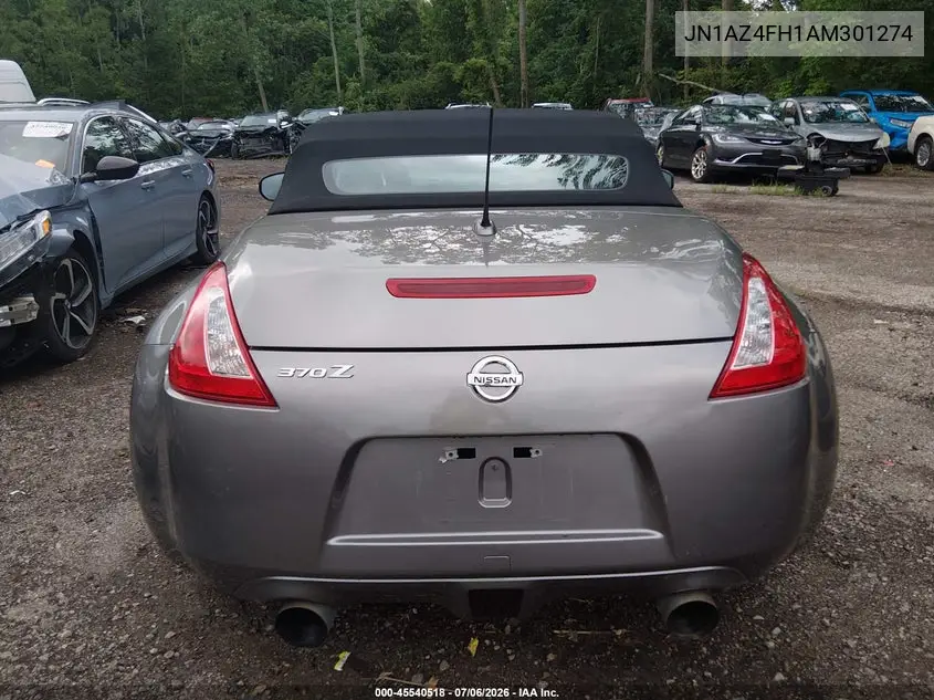 2010 Nissan 370Z Touring VIN: JN1AZ4FH1AM301274 Lot: 45540518