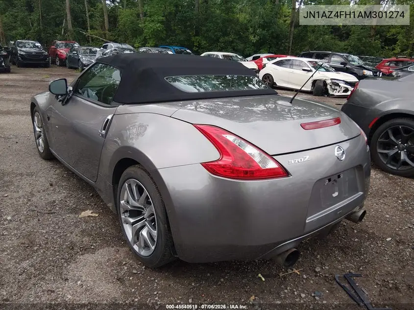 2010 Nissan 370Z Touring VIN: JN1AZ4FH1AM301274 Lot: 45540518