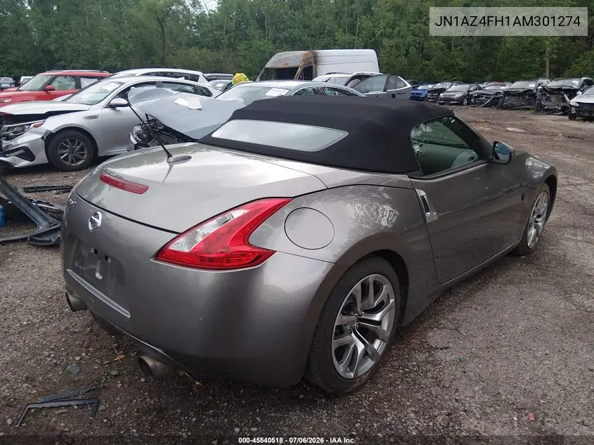 2010 Nissan 370Z Touring VIN: JN1AZ4FH1AM301274 Lot: 45540518
