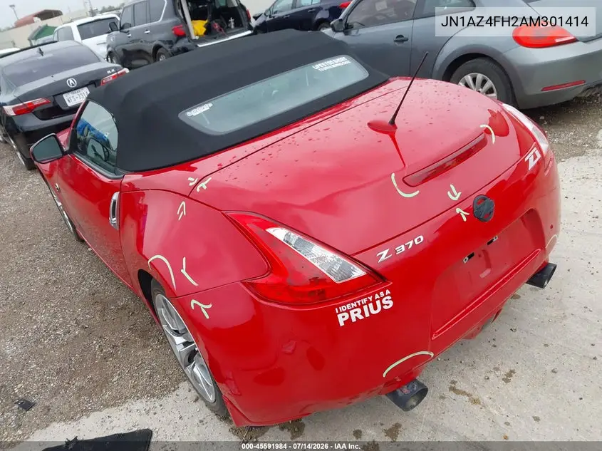 2010 Nissan 370Z Touring VIN: JN1AZ4FH2AM301414 Lot: 45591984