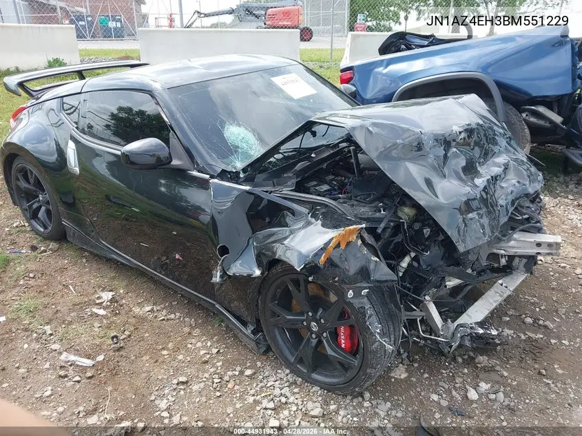 2011 Nissan 370Z VIN: JN1AZ4EH3BM551229 Lot: 44931943