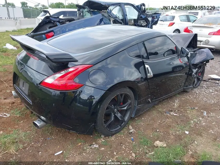 2011 Nissan 370Z VIN: JN1AZ4EH3BM551229 Lot: 44931943