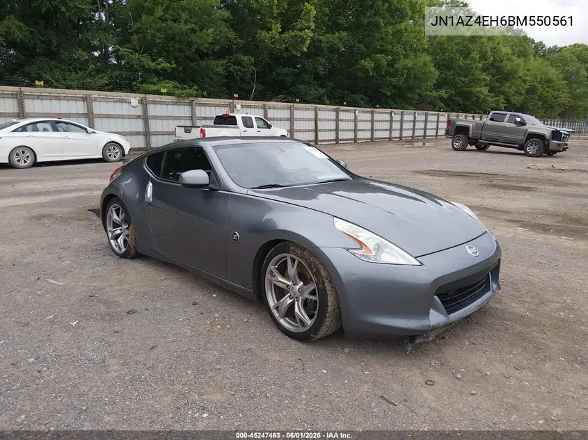 2011 Nissan 370Z Touring VIN: JN1AZ4EH6BM550561 Lot: 45247463