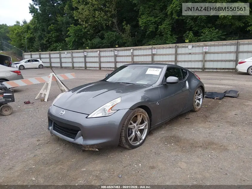 2011 Nissan 370Z Touring VIN: JN1AZ4EH6BM550561 Lot: 45247463
