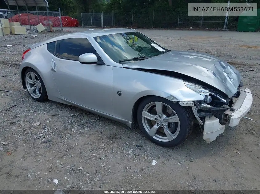 2011 Nissan 370Z Touring VIN: JN1AZ4EH6BM553671 Lot: 45325969