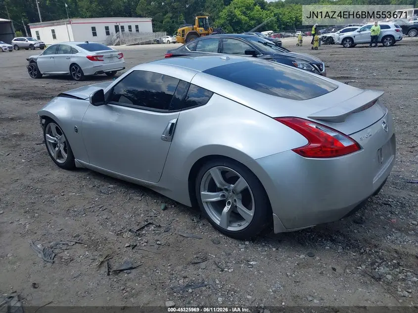 2011 Nissan 370Z Touring VIN: JN1AZ4EH6BM553671 Lot: 45325969