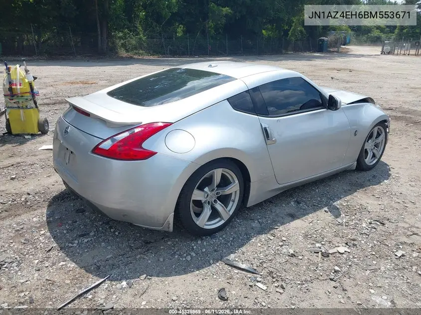 2011 Nissan 370Z Touring VIN: JN1AZ4EH6BM553671 Lot: 45325969