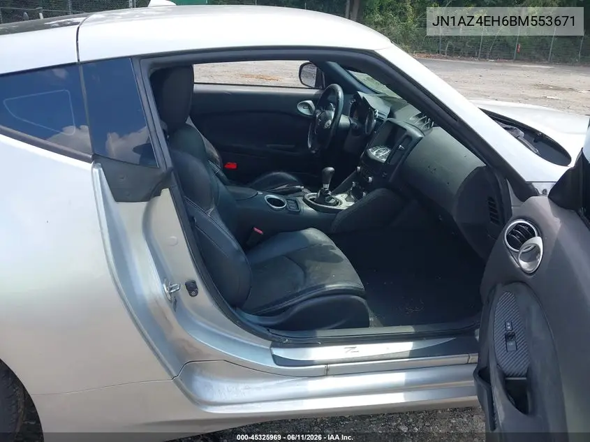 2011 Nissan 370Z Touring VIN: JN1AZ4EH6BM553671 Lot: 45325969